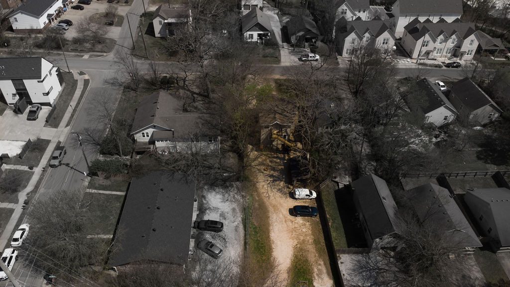 The house from above