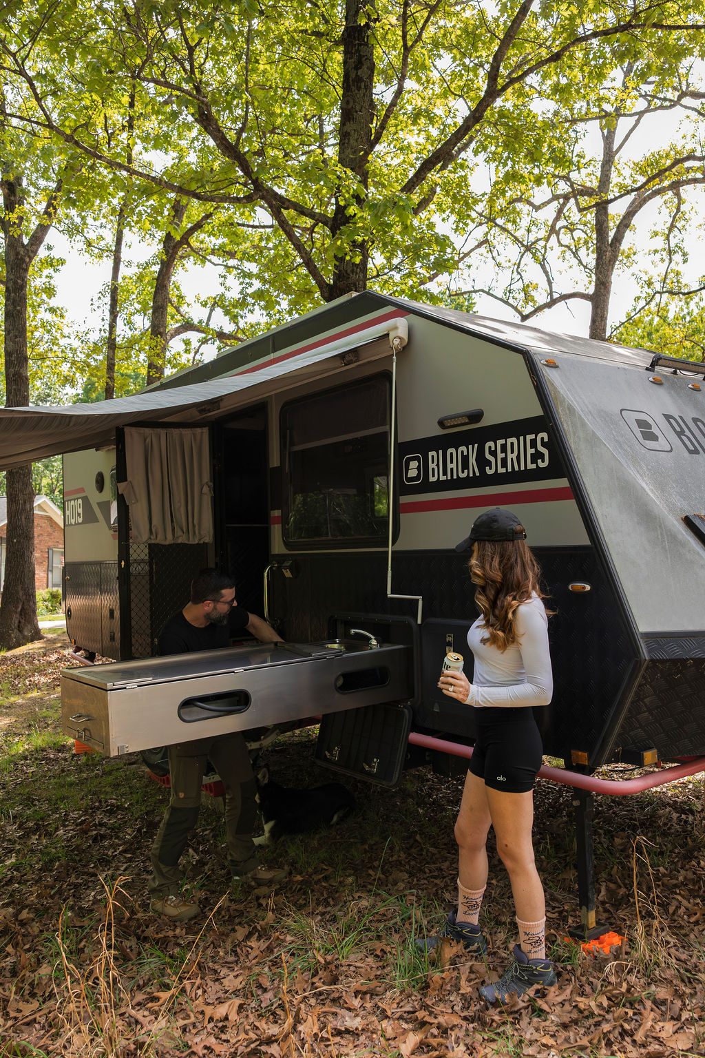 The Vortex camper, exterior
